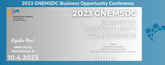 Greater New England Business Opportunity Conference