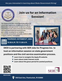 DEDI Community Information Sessions